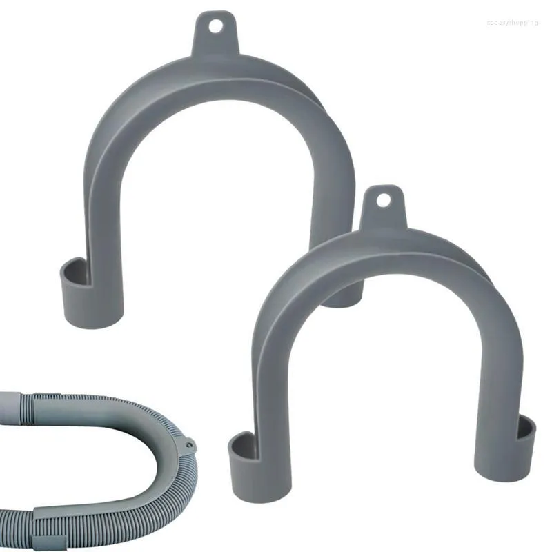 Bath Accessory Set Washing Machine Drain Hose Clamp U-Shaped Clip Durable Clothes Washer Dishwasher