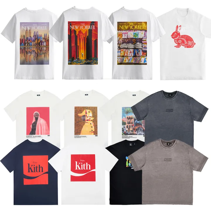 Kith T Shirt Rap Hip Hop Ksubi Male Singer Singer Juice Wrld Tokyo Shibuya Retro Street Fashion Thirt Shirt