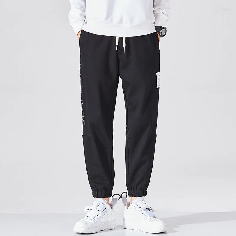 Herrbyxor HLK8803 Märke Sweatpants Men Pure Cotton Casual Sports Trousers Tracksuit Bottoms Mens Jogger Track