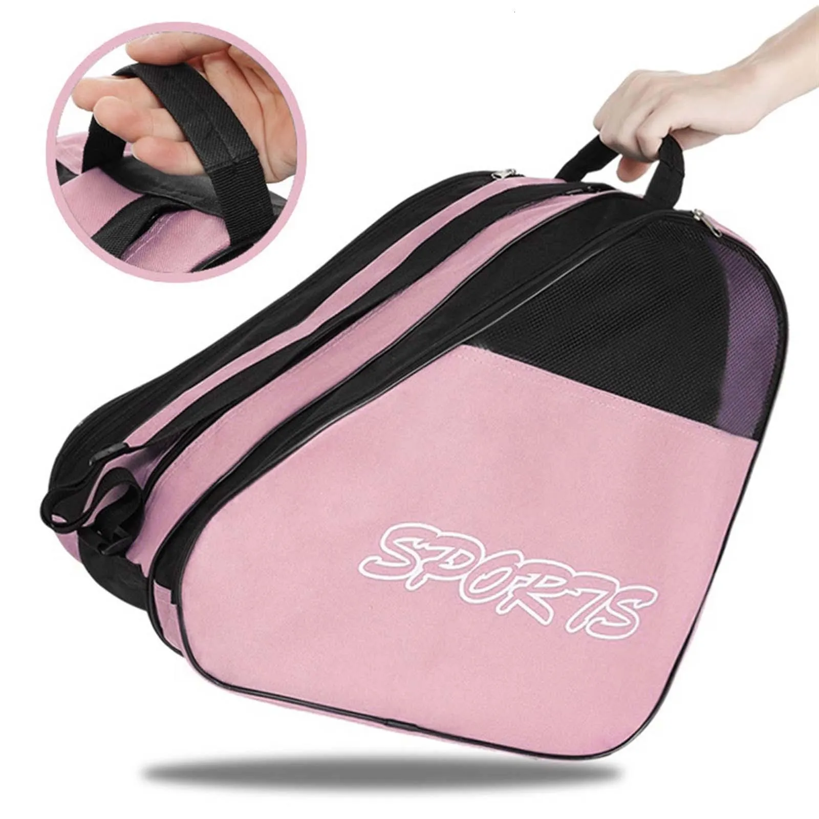 Skating Shoes Bag Breathable Skates Storage Bag Handbags Roller Skates Bag Roller Skates Holder Skate Speed Skates Bag Adult