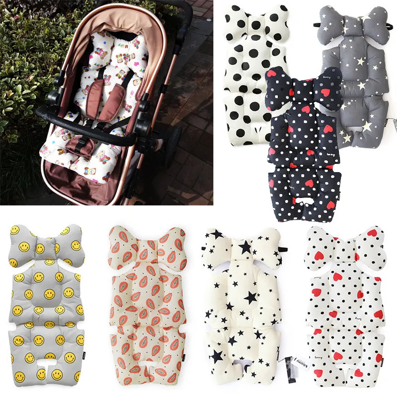 Keepsakes Baby Stroller Liner Baby Car Seat Cushion Cotton Seat Pad Infant Child Cart Mattress Mat Kids Carriage Pram Stroller Accessories 230720