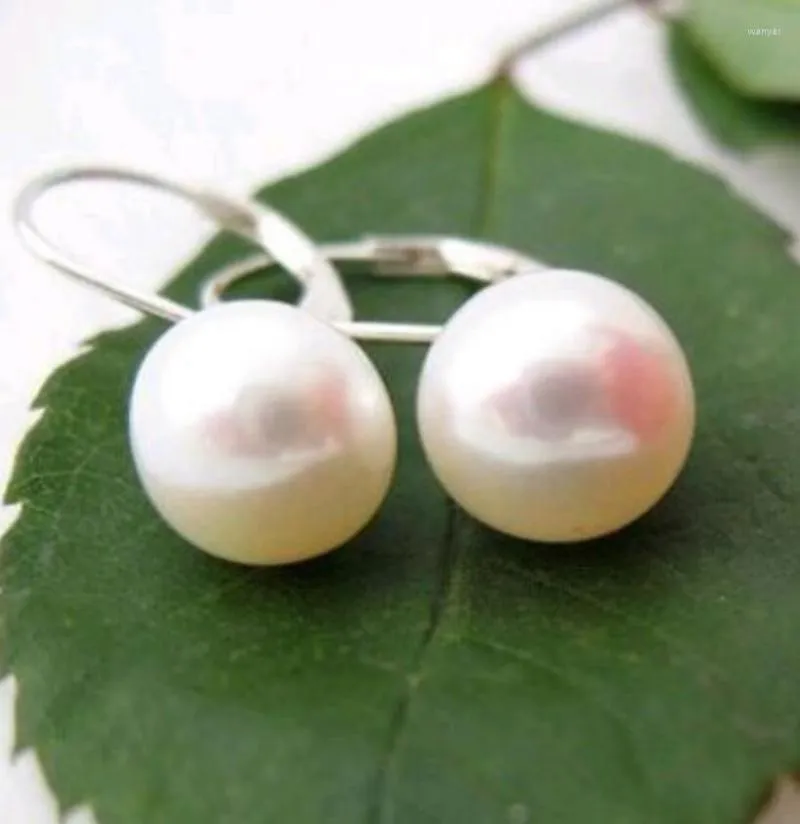 Dangle Oorbellen Natuurlijke 9-10 MM Pearl 925s Oorbellen (4 kleur kan kiezen) sieraden