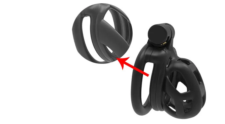 Cobra Keuschheitskäfig Für Männer Mit 4 Ringen Und Schloss Fetisch_voghion.com