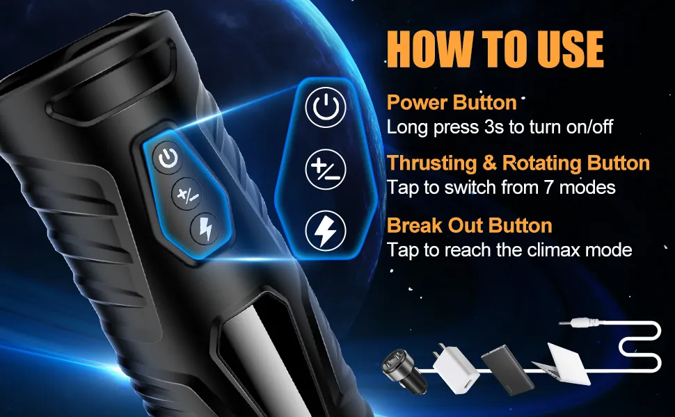 Masturbator Hannibal With Powerful Suction And Rotating Function_voghion.com