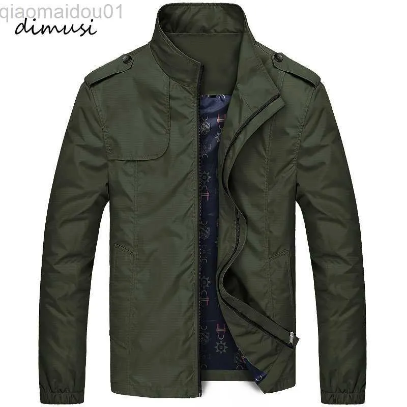 Giacche da uomo DIMUSI Primavera Bomber da uomo Moda maschile Streetwear Cappotti hip-hop Capispalla uomo Giacca a vento Giacche slim fit Abbigliamento YA833 L230721