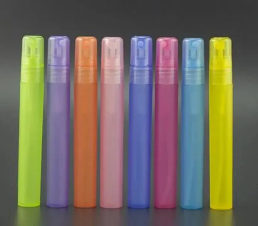 Wholesale ! 3ml 5ml 8ml 10ml plastic frosted perfume atomizer, spray bottle, perfume bottle 