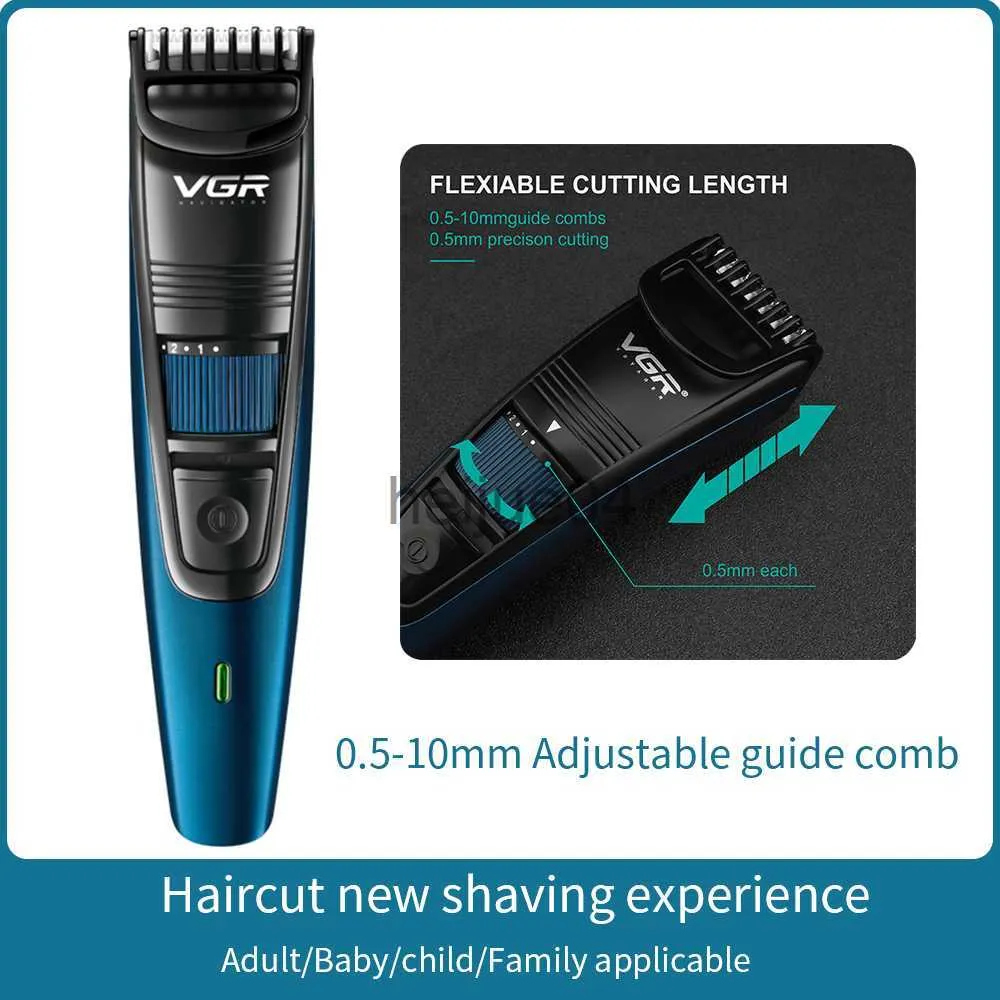 Clippers Trimmers Professionele tondeuse voor mannen Baardtrimeer Verstelbare tondeuse Elektr Scheermes Haarknippen hine Kapsel Elektr Scheerapparaat x0728