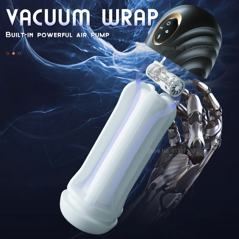 Masturbators Male Toy Automatic Masturbation Cup Used for Deep Throat l Sucking Oral and_voghion.com