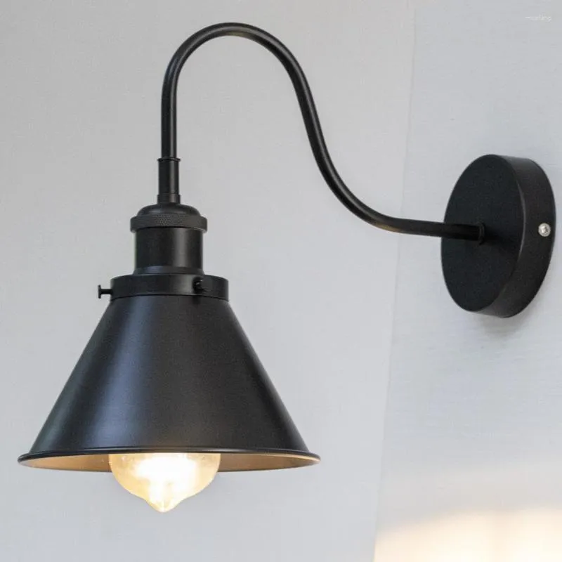 Lampada da parete Vintage Retro Loft Warehouse Sconce Light Camera da letto Ristorante Pub Corridoio Porta d'ingresso Cafe Cirrodor Portico AC90-260V