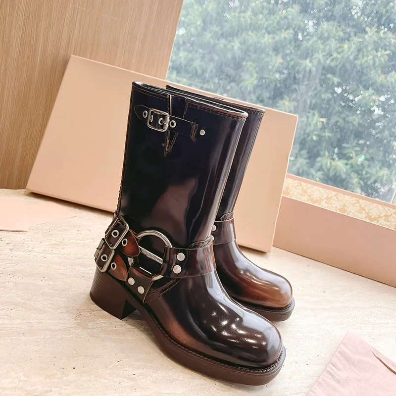 Bottines D'équitation Femme à Lacets - Style Western, Talon, Cuir, Pour Look Vintage, Gothique Ou Travail