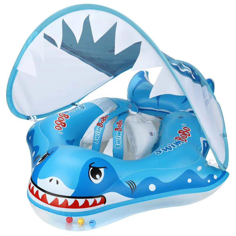 Toy Tents Baby Swimming Float Ring Inflatable Infant Floating For Summer Kids Swim Pool Accessories Circle Toddler Bathing Water Toy 230720