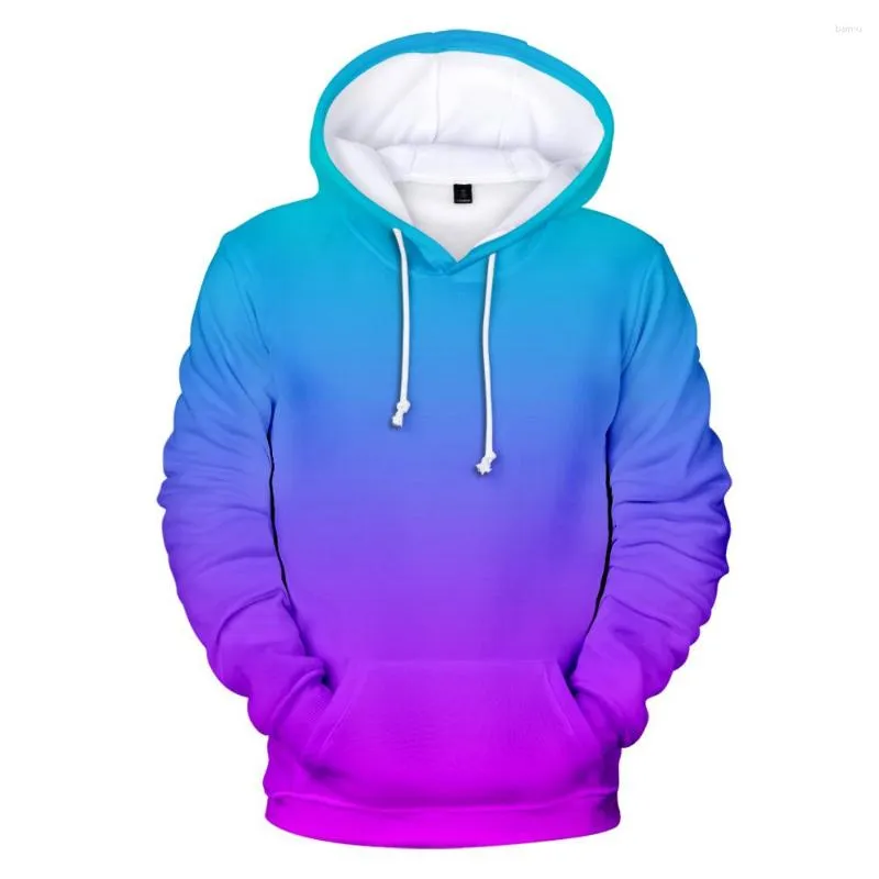 Herrhuven Neon 3D Printing Hoodie Sportwear Men's and Women's Casual Fashion Sports All-Match Streetwear Harajuku Style Hooded