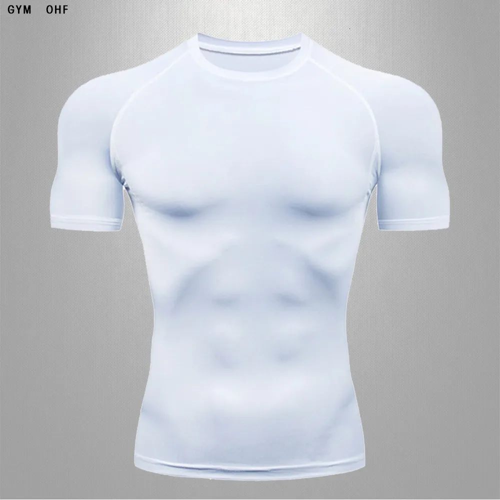 Men's T-Shirts Men'S MMA Rashguard Training Running Gym Compression Speed Dry Clothes Jogging T-Shirt Outdoor Camping Taekwondo Gym Track 230720