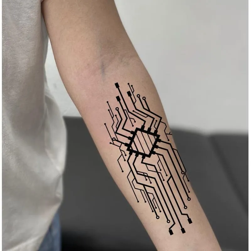 Black Stripe Waterproof Temporary Thigh Tattoos Stickers Male Arm Streak  Line, Punk Style Art For Personality And Style Female Leg Tattoos Z0403  From Misihan09, $3.99 | DHgate.Com