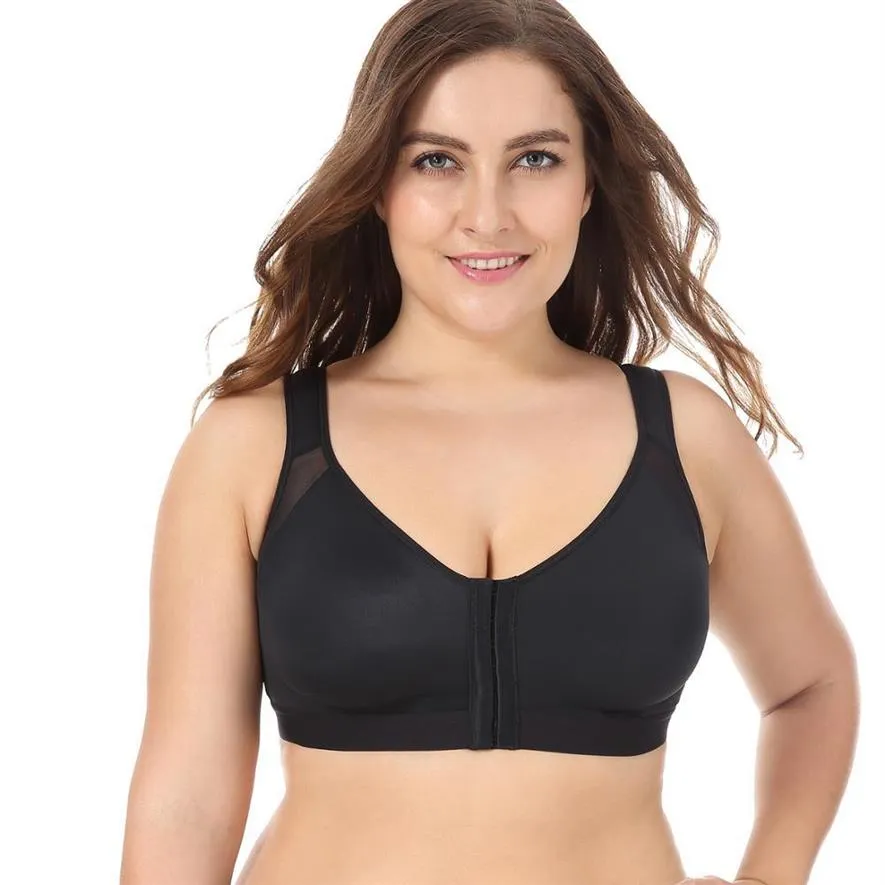 Plus Size Posture Knix Bras Plus Size With Front Closure And Back Support  In Black, White, And Beige Available In Sizes 34 40 B, C, D, DD Y200415224y  From Yu5644, $23.46