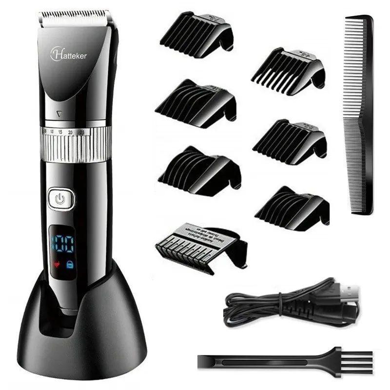 Hair Trimmer Washable Cordless Professional Hair Clipper For Men Rechargeable Groin Ball Body Beard Hair Trimmer Barber Hair Cutting Machine 230720