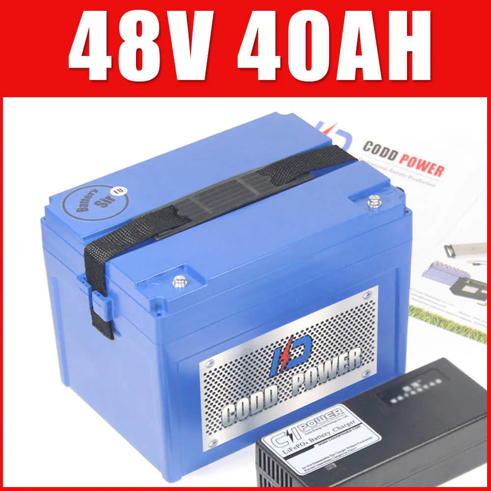 Bateria recarregável para veículos elétricos 48V 40AH 48V ATV Golf Motorcycle Battery