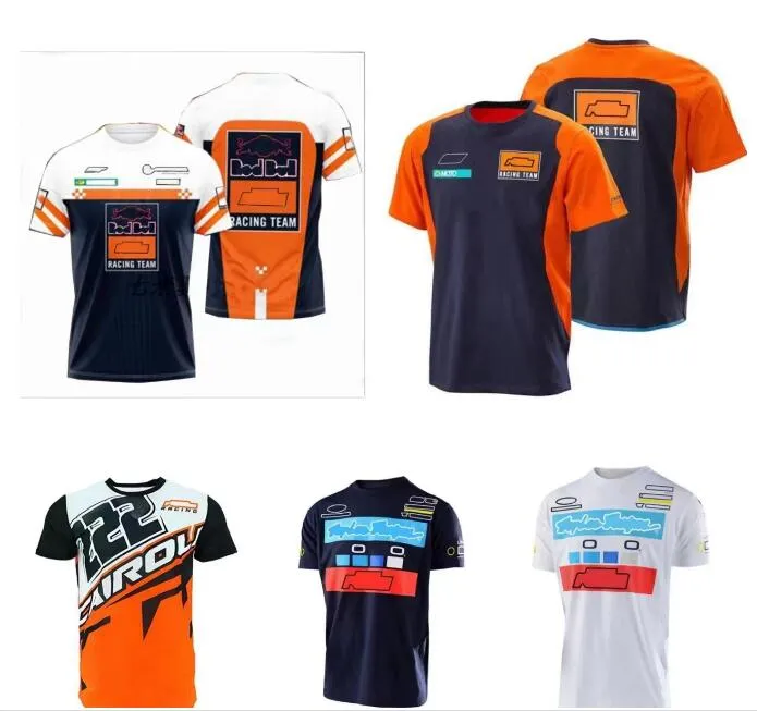 T-shirt à manches courtes et col rond F1 Racing, chemise d'été identique, personnalisée