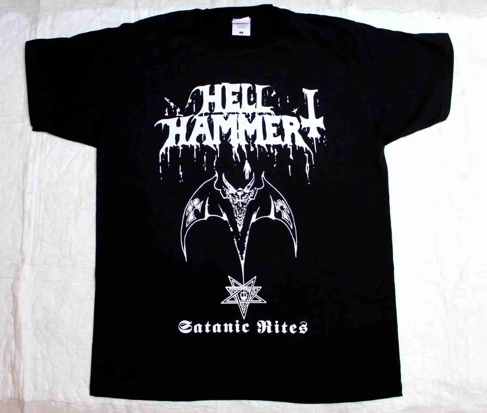 Herr t-shirts hellhammer sataniska ritualer keltisk frost kort lång ärm ny bla tshirt bomull kort ärm t shirt mode tee shirt homme j230721