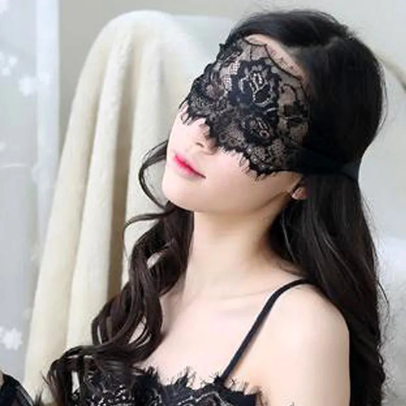 Sexy Cosplay Toy Costumes Women Lace Party Nightclub Queen Eye Mask Erotic Lingerie Masquerade Venetian Carnival Anonymous Mask