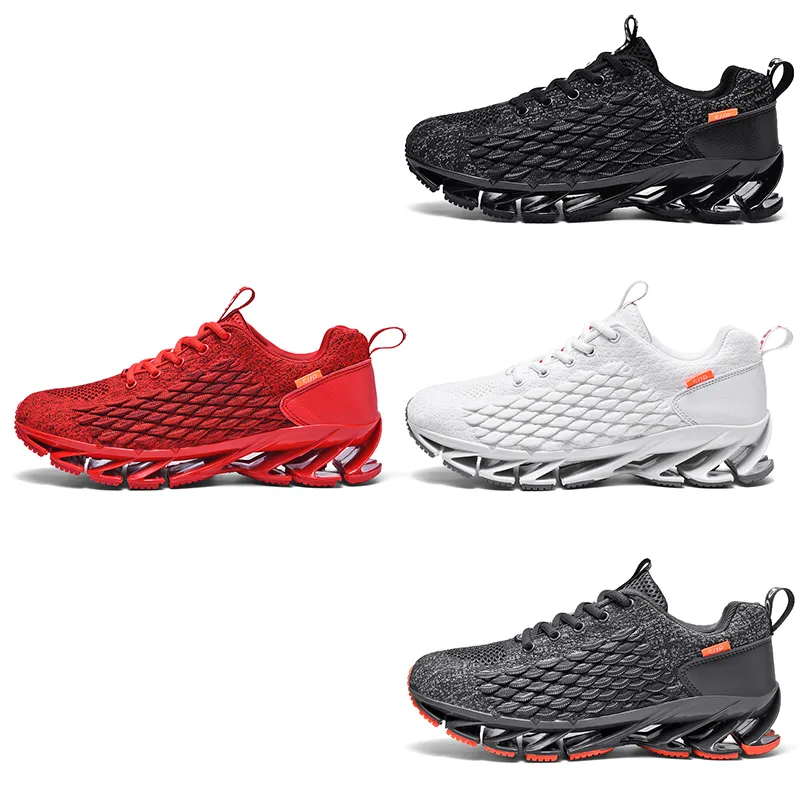 2023 Desgin woven blade athleisure shoes men black grey white red outdoor for all terrains leisure color4