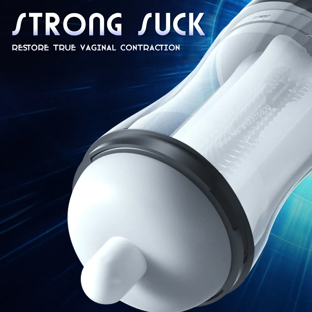 Masturbators Male Toy Automatic Masturbation Cup Used for Deep Throat l Sucking Oral and_voghion.com
