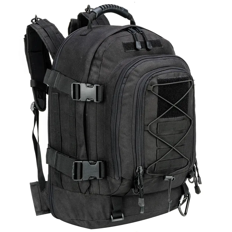 Schultaschen, groß, 60 l, taktischer Rucksack für Männer und Frauen, wasserabweisend, Outdoor, Wanderrucksäcke, Reisen, Laptop, 230720