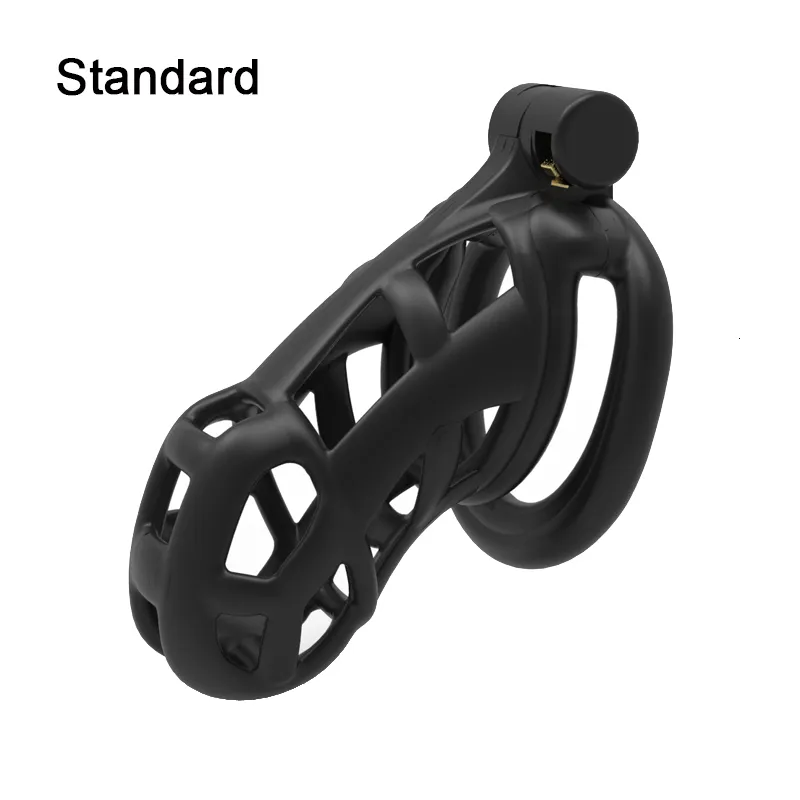 Cobra Keuschheitskäfig Für Männer Mit 4 Ringen Und Schloss Fetisch_voghion.com