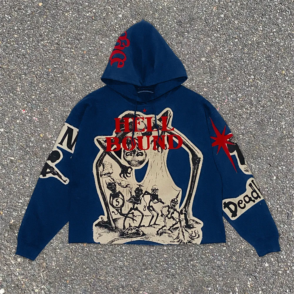 Mens Hoodies Sweatshirts Skull Print Hoodie From Cong03, $25.22