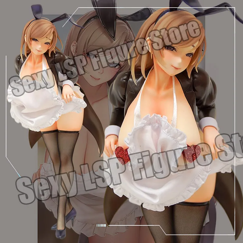 アニメマンガ35cm NSFWネイティブバインディングママバニーユウコ1/4バニーヴェールソフトPVCアクションフィギュアモデルアダルトコレクションヘンタイドールギフト最高バージョン。