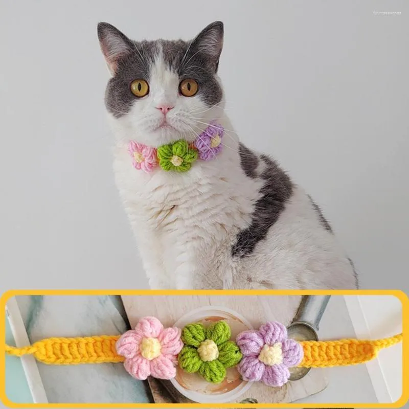 Dog Collars Pet Necklace Portable Cat Collar Lightweight Decorative Durable Princess Style Kitten