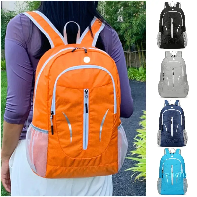 2023- Mens Camping Hiking Mochilas Estudantes Laptop Bag Bags Knapsack Casual Travel Boys Girls Outdoor School Mochila Dobrado