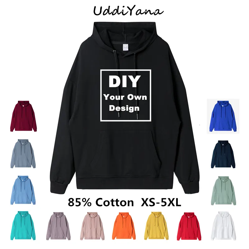 Erkek Hoodies Sweatshirts Özelleştirilmiş Yüksek Kaliteli Hoodie Cosplay DIY Özel Marka Tasarım Unisex Büyük Boy Hoodies Baskı Anime Pullover Özelleştirme 230720