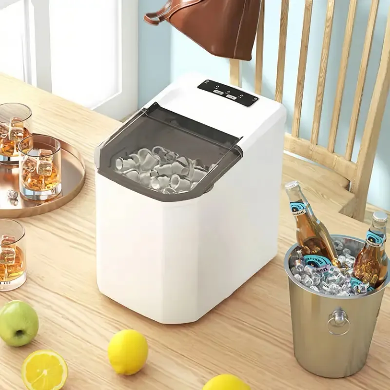 Fast Ice Maker Countertop - Portable Ice Machine, 9 Cubes in 6 Mins ...