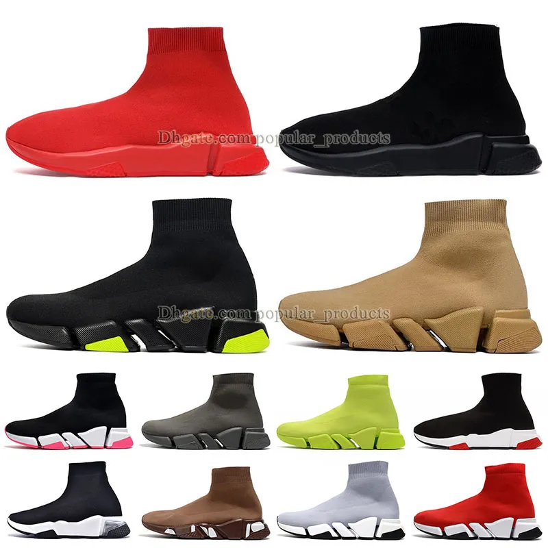 balencaigas balenciaga balenciga Hommes Femmes Des Chaussures papa 17FW Triple S baskets de sport noir clair hommes bas Bubble rouge Vieux sock shoes speed trainer speedtrainer