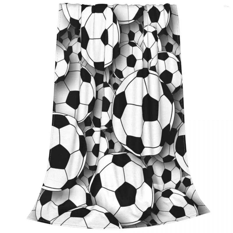 Одеяла футбольные плюшевые футбольные шарики