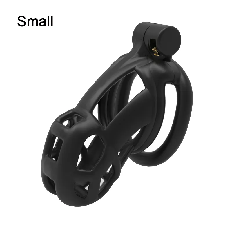 Cobra Keuschheitskäfig Für Männer Mit 4 Ringen Und Schloss Fetisch_voghion.com