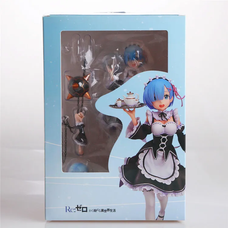 ENFILY Re:Zero Start Life in Another World – REM Anime Collection Figura 21 cm/8.27 pollici Re:Zero Action Figure Statue Cake Toppers Ornamento Regalo per gli appassionati di Anime
