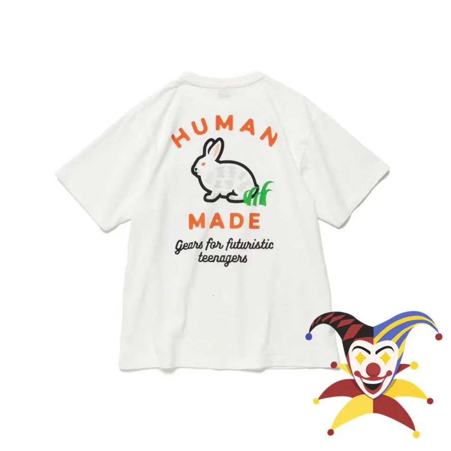 Magliette da uomo Tshirt artificiale in cotone da donna con stampa di coniglio in cartone animato 230720