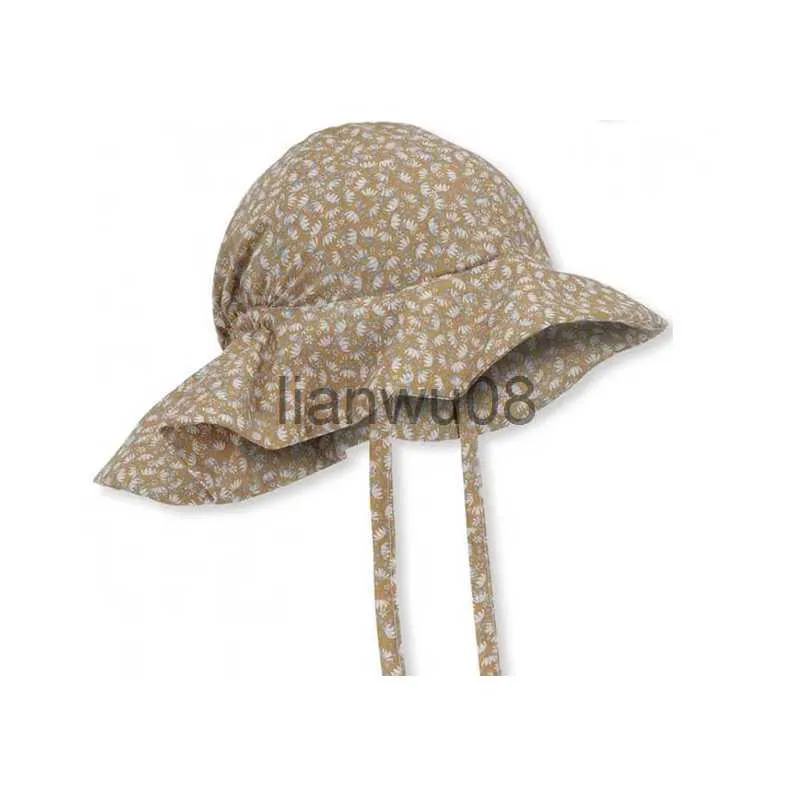 Caps Hats Summer Children Sunhat Ins Baby Girl Bucket Hats Infant Beach Cap Toddler Sunbonnet Fedoras Outdoor Sunscreen Fisherman Beanie x0810