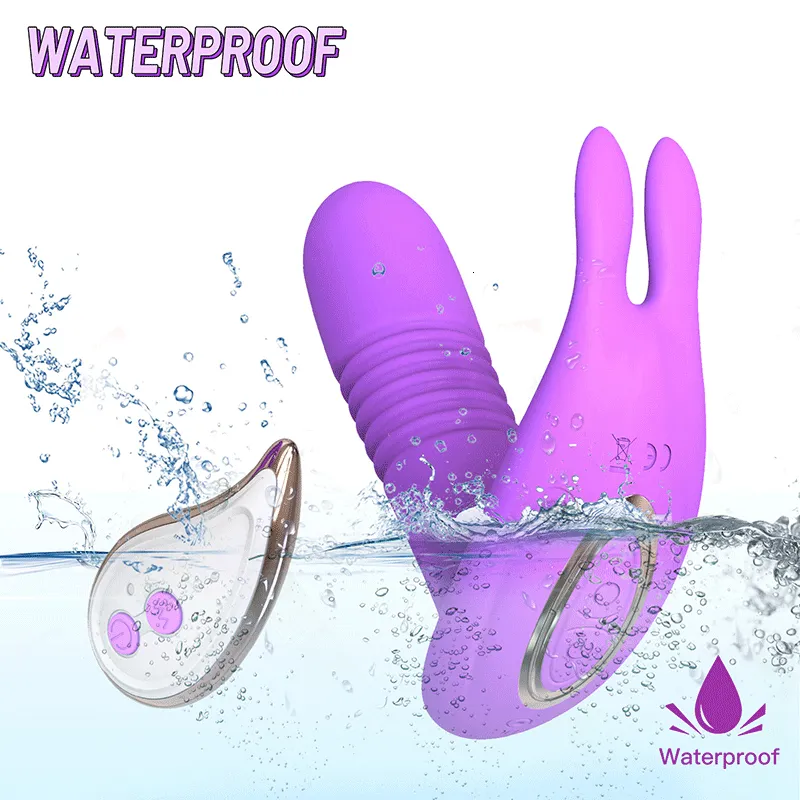 Vibrateur rotatif rétractable pour point g et clitoris_voghion.com