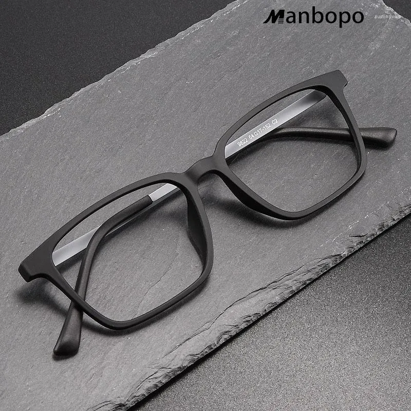 Solglasögon Pure Titanium Material Myopia Recept Glasögon Frame stort ansikte ultralätt