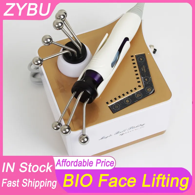 Facial Massage Device RF Lifting V Shape Microcurrent Face Lift Machine Magic Ball Fascia Massage Skin Tightening Anti Aging Wrinkle Removal Beauty Instrument