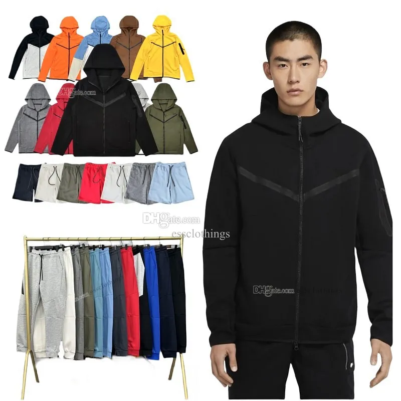 디자이너 Mens Tech Fleece Tracksuit 스포츠웨어 Techfleece Hoodie 바지 여성 트랙 슈트 우주면 맨 팬츠 재킷 조깅하는 스웨트 셔츠