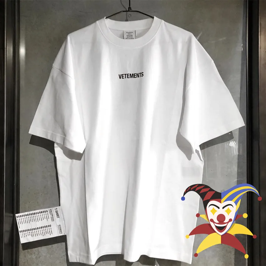 Mens TShirts Sticker Vetements Womens Tshirt 1 High quality oversized Top casual ss 230720