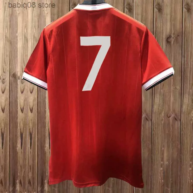 Fans Tops Tees 84 98 BECKHAM Retro Maglie da calcio da uomo BARTHEZ KEANE GIGGS SHERINGHAM SCHOLES CHICHARITO v. PERSIE Maglie da calcio Manica corta Uniformi T230720