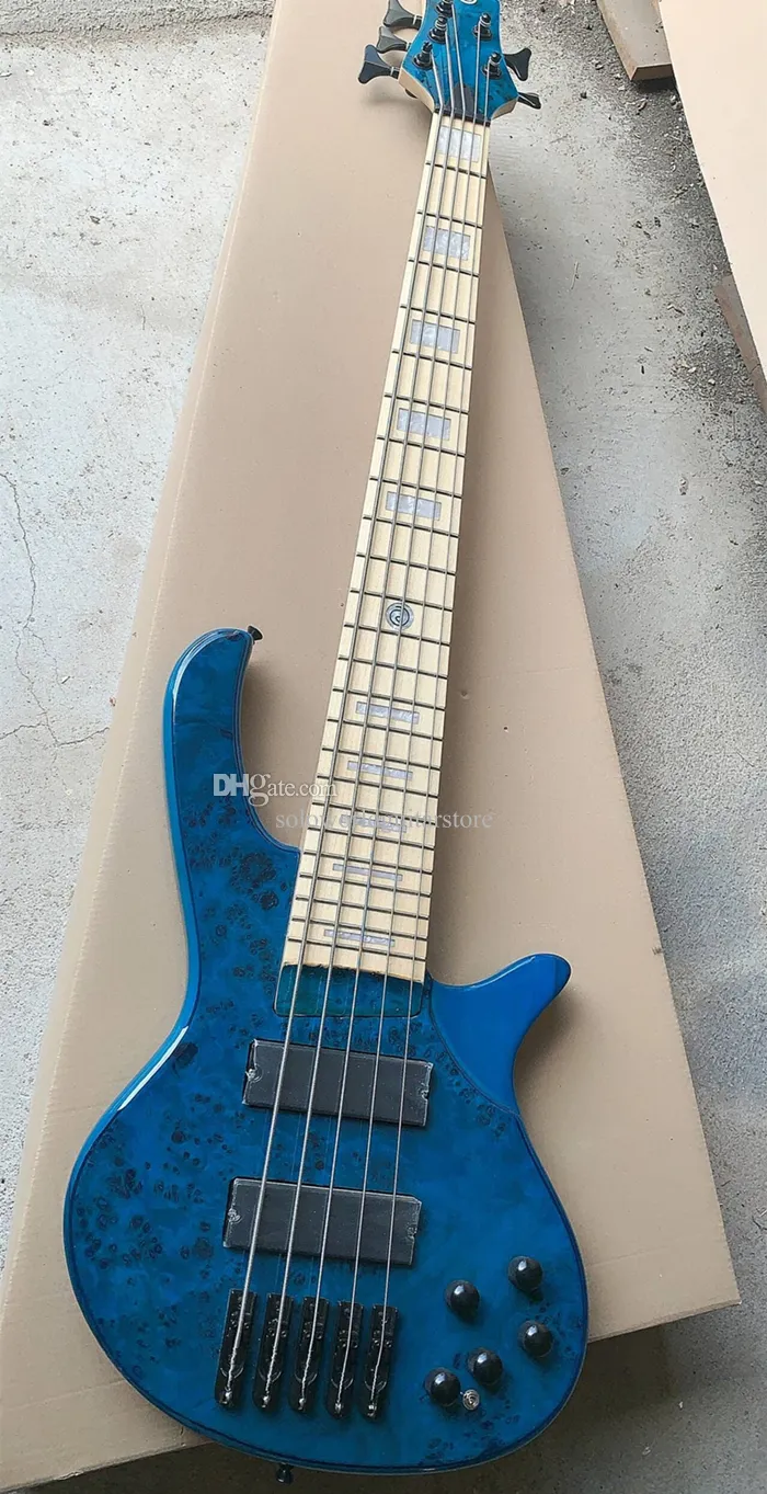5 Strings Electric Bass Guitars Dark Blue With 19mm... From ...
