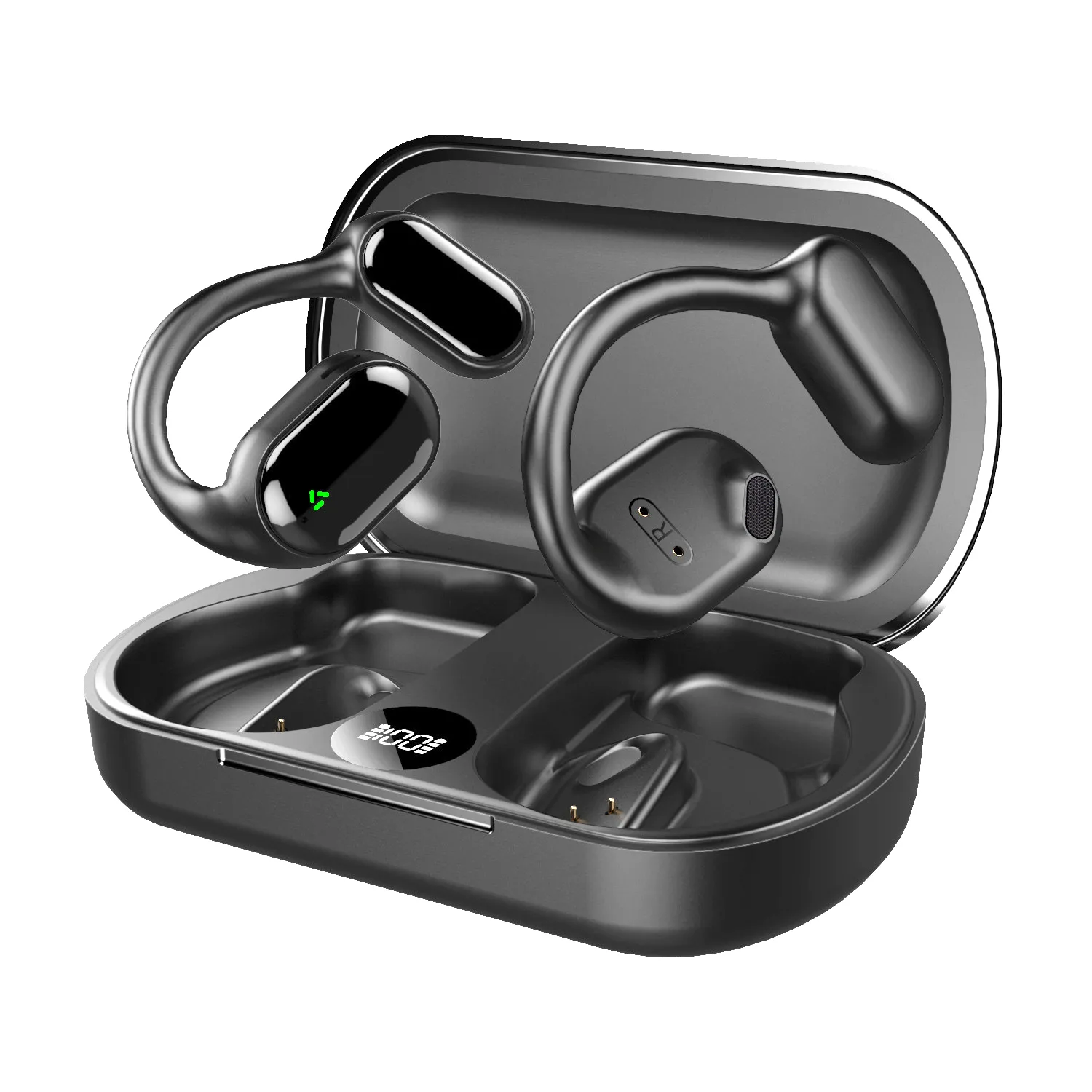 True Wireless Headphones Ear Bone Conduction Earphones For IOS Android Cell Phone Sports Earhook Long Battery Life Not In Ear Headset LED Display Ipx5 Waterproof From 26 77 DHgate