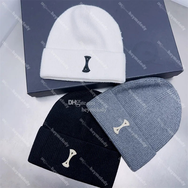 Boné de caveira de designer de moda gorro gorro de inverno para homens e mulheres, macio, quente e elástico, boné de caveira