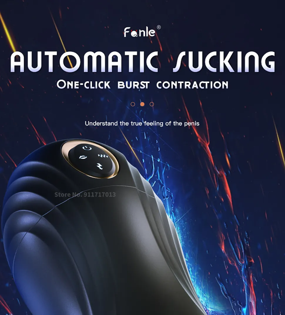 Automatic Male Masturbator Cup For Realistic Deep Throat Sensation_voghion.com